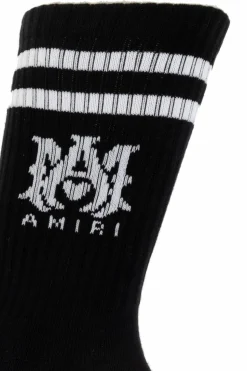Amiri CZARNY Skarpety z logo