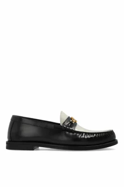 Amiri CZARNY Skórzane buty `Two Tone Ma Chain`