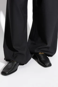 Amiri CZARNY Skórzane buty `Ma Slip On`