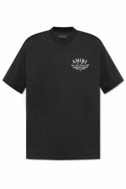 Amiri CZARNY T-shirt z logo