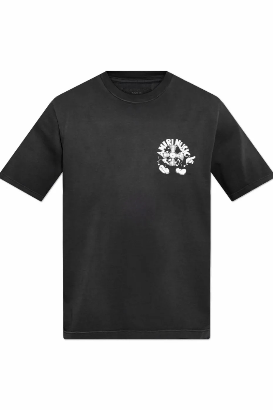 Amiri CZARNY T-shirt z nadrukiem