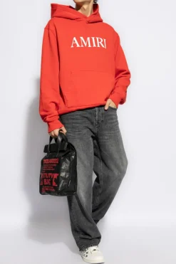 Amiri CZERWONY Bluza z logo