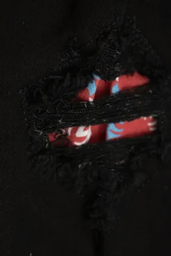 Amiri Kids CZARNY Jeansy z efektem zniszczenia