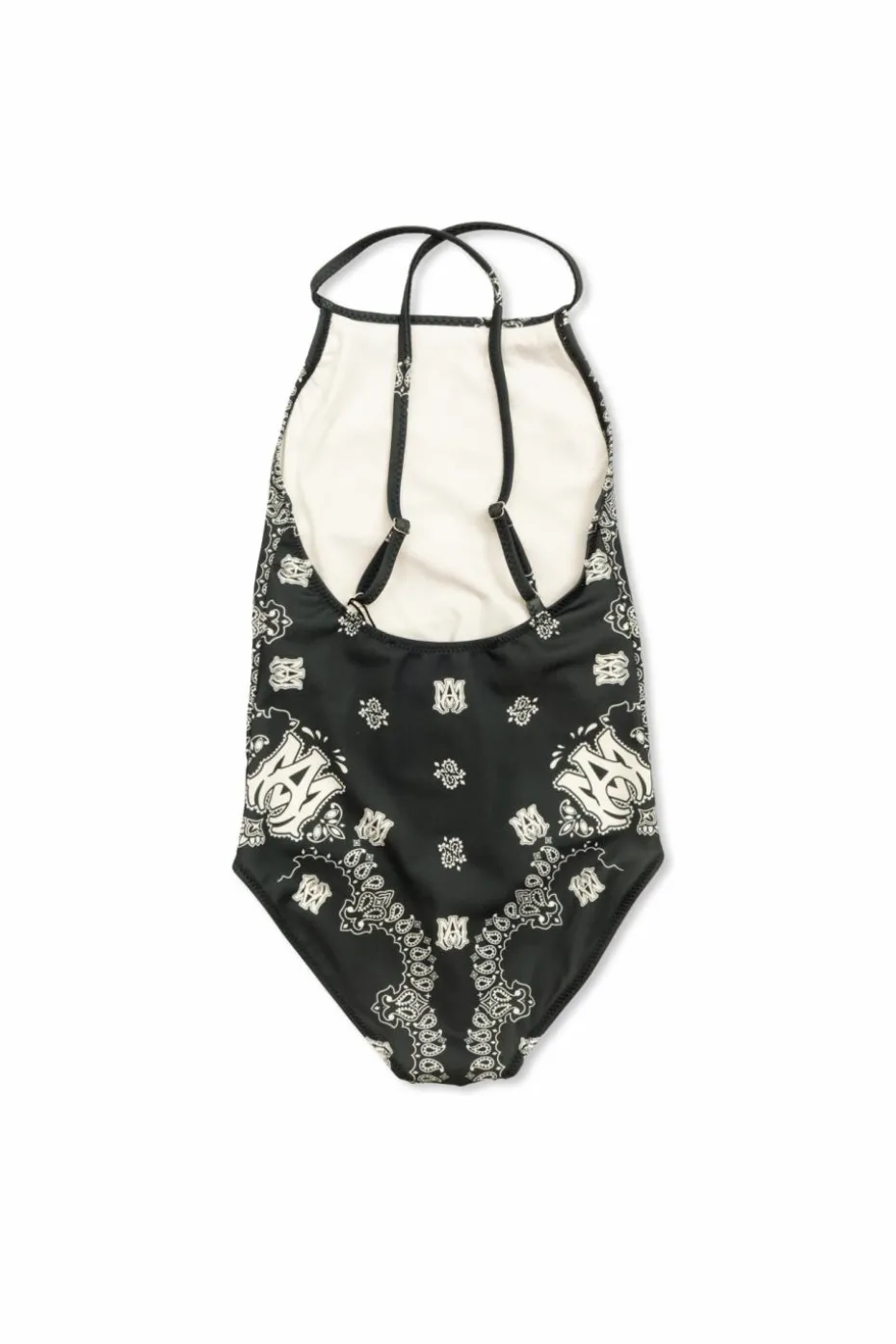 Amiri Kids CZARNY Jednoczęściowy kostium kąpielowy