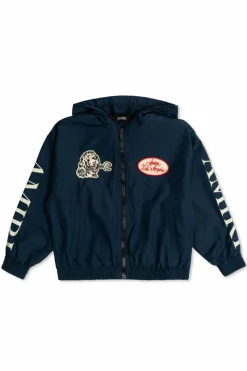 Amiri Kids GRANATOWY Lekka kurtka z logo