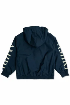 Amiri Kids GRANATOWY Lekka kurtka z logo