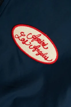 Amiri Kids GRANATOWY Lekka kurtka z logo