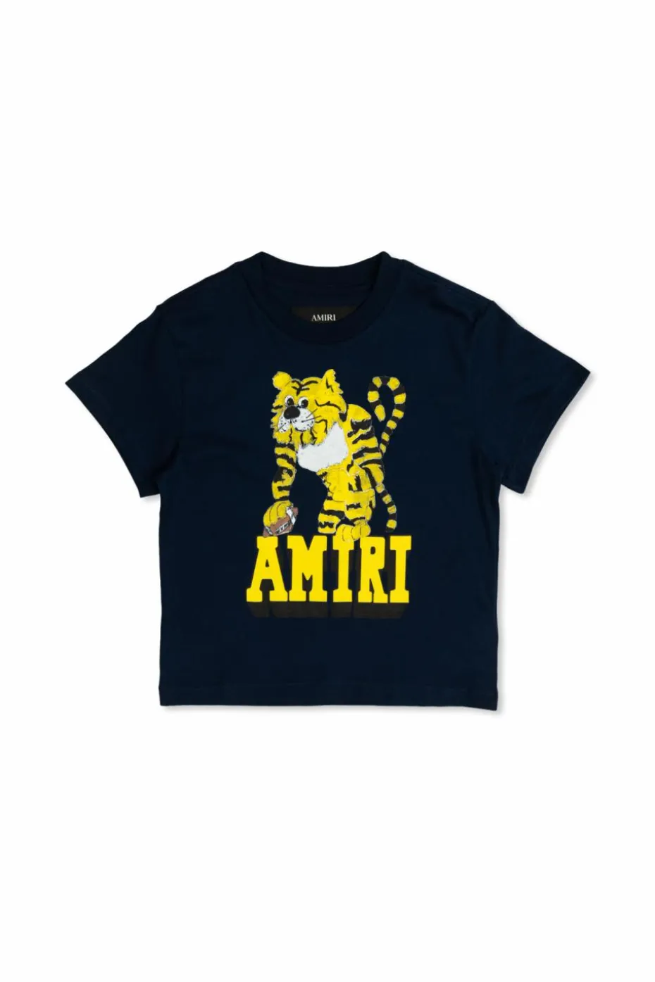 Amiri Kids GRANATOWY T-shirt z nadrukiem