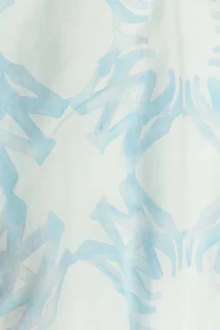 Amiri Kids jasnoniebieski Szorty z monogramem