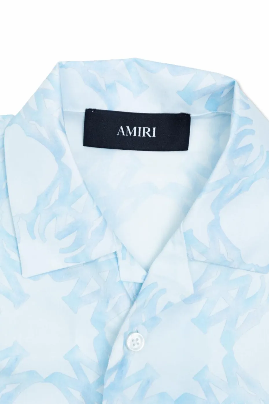 Amiri Kids jasnoniebieski Koszula z krótkimi rękawami