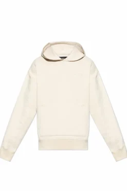 Amiri kremowy Bluza z logo