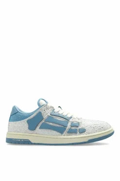Amiri NIEBIESKI Buty sportowe `Crystal Skel Top Low`
