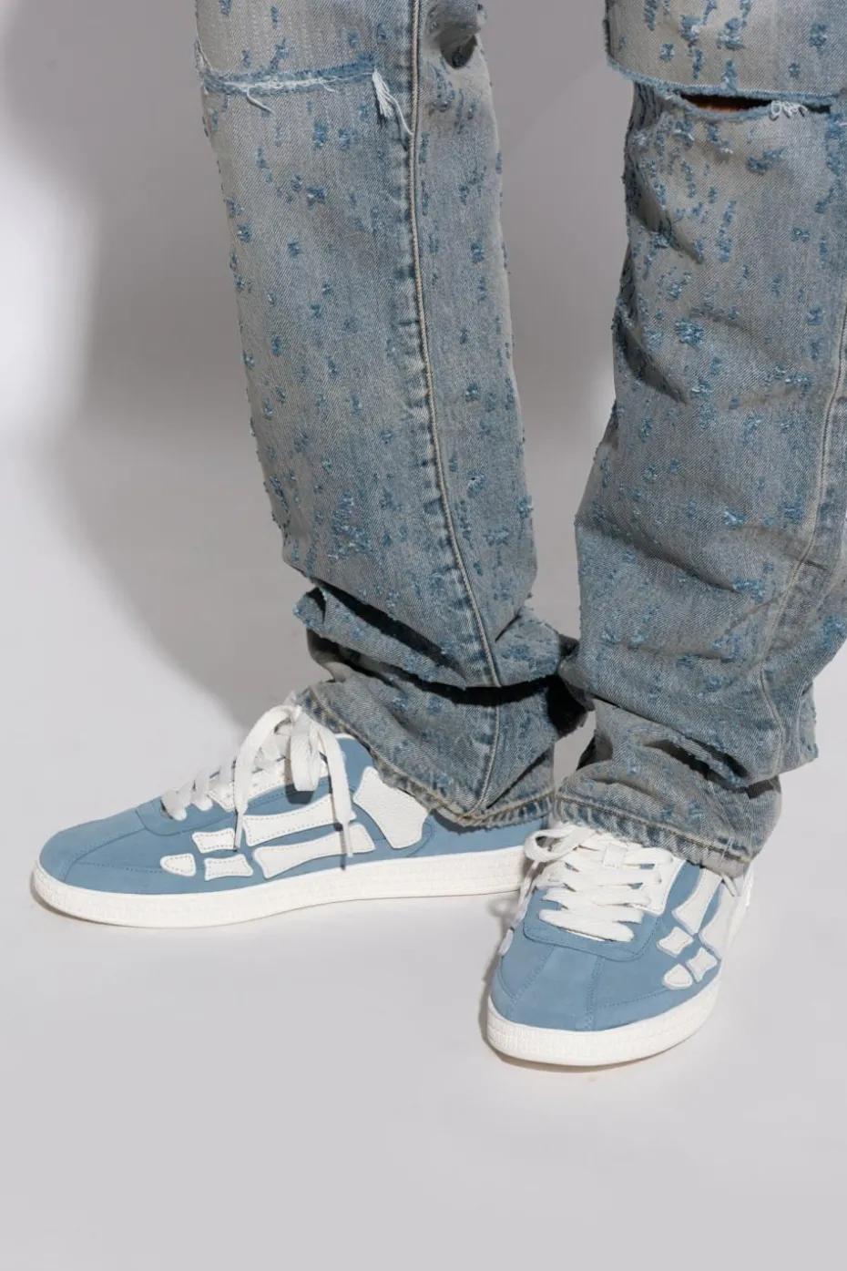Amiri NIEBIESKI Buty sportowe `Pacific Bones`