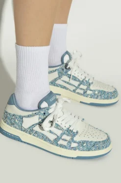 Amiri NIEBIESKI Buty sportowe `Boucle Skel Top`