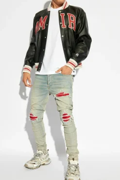 Amiri NIEBIESKI Jeansy typu `skinny`