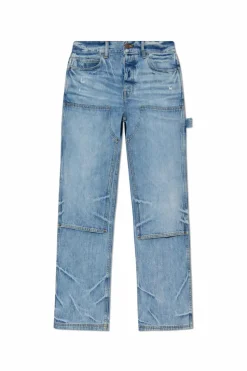 Amiri NIEBIESKI Jeansy z logo