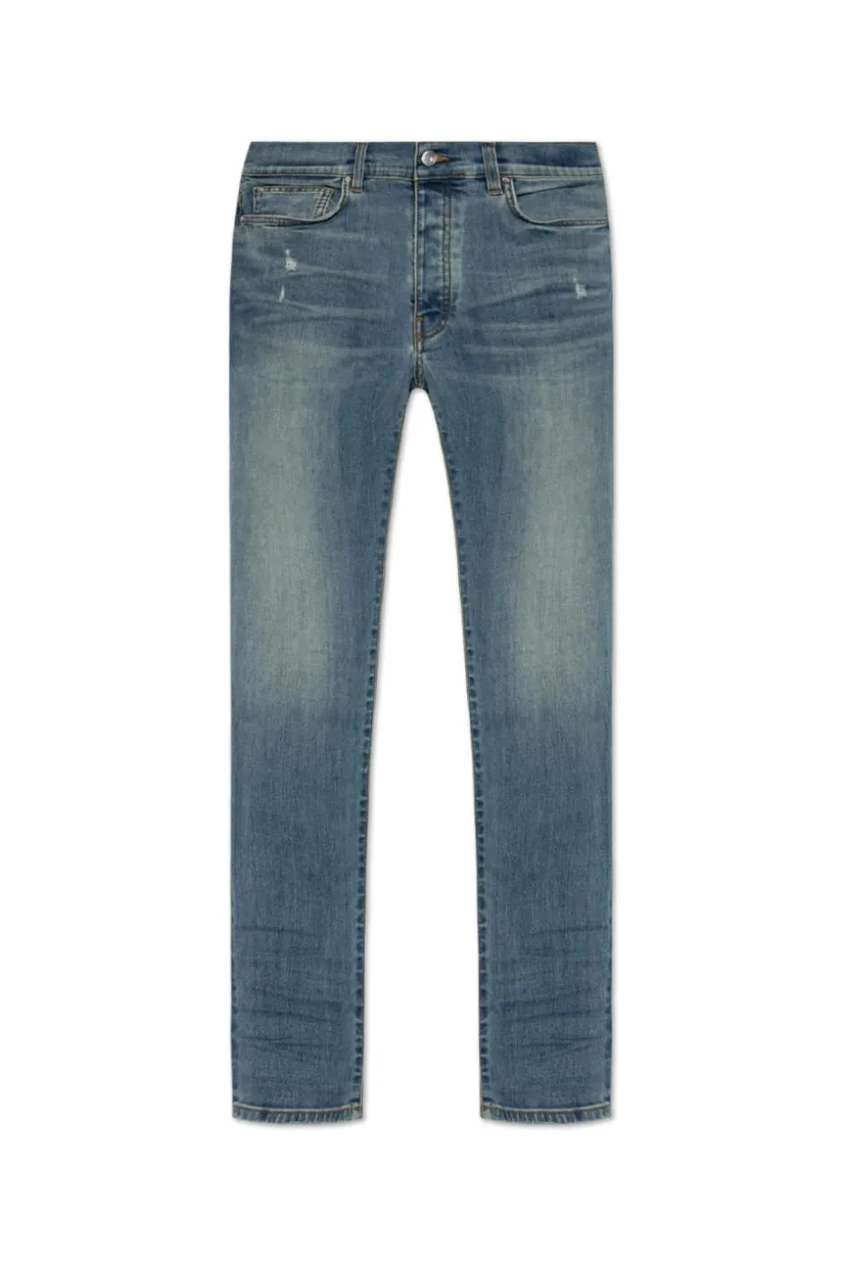 Amiri NIEBIESKI Jeansy z logo