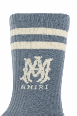 Amiri NIEBIESKI Skarpety z logo