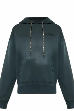 Amiri SZARY Bluza z kapturem