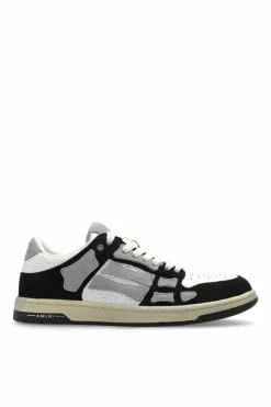 Amiri SZARY Buty sportowe `Crystal Skel Top Low`