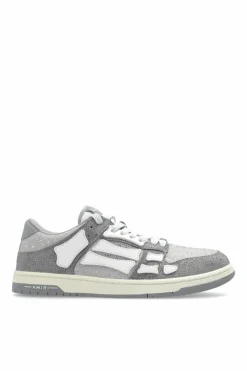 Amiri SZARY Buty sportowe `Crystal Skel Top Low`