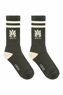 Amiri ZIELONY Skarpety z logo