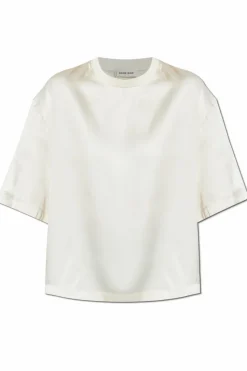 Anine Bing BIAŁY T-shirt `Imogen`