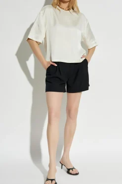 Anine Bing BIAŁY T-shirt `Imogen`