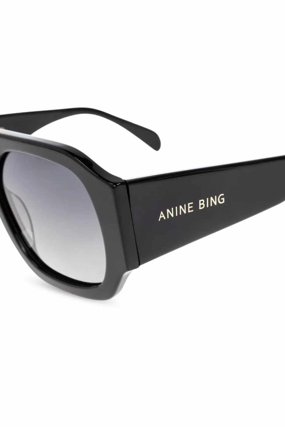 Anine Bing CZARNY Okulary przeciwsłoneczne `Preston`