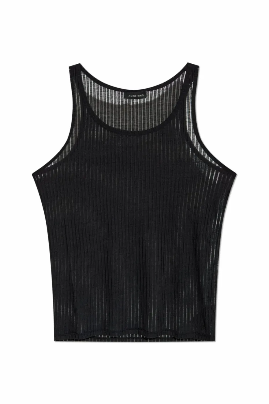 Anine Bing CZARNY Top `Eugene`