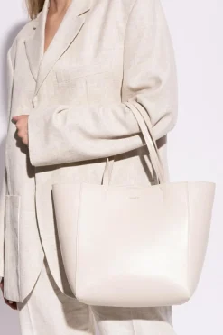 Anine Bing kremowy Torba `Elly Small` typu `shopper`