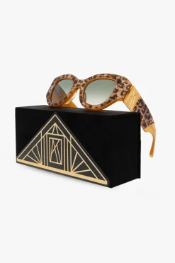 Anna Karin Karlsson beżowy Okulary przeciwsłoneczne ‘Lucky Goes To Vegas’