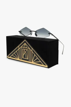 Anna Karin Karlsson SREBRNY Okulary przeciwsłoneczne ‘Crystal Nest-Triangle’