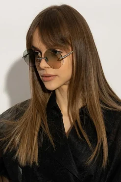 Anna Karin Karlsson SREBRNY Okulary przeciwsłoneczne ‘Crystal Nest 2.0’