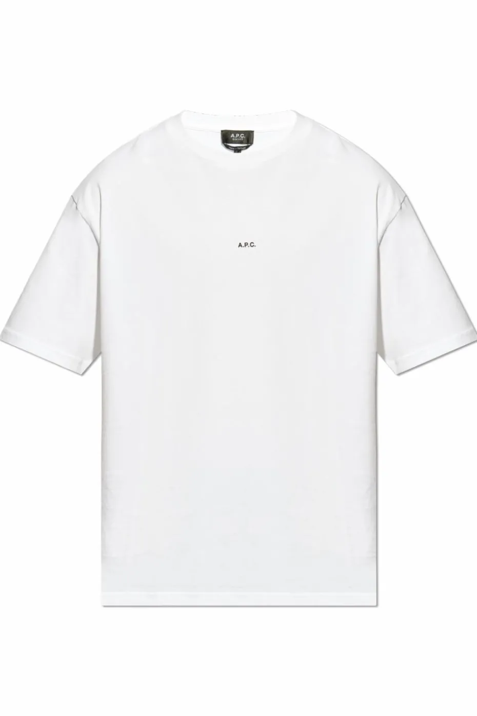A.P.C. BIAŁY T-shirt `Boxy`