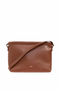 A.P.C. BRĄZOWY Torba na ramię `Ninon`