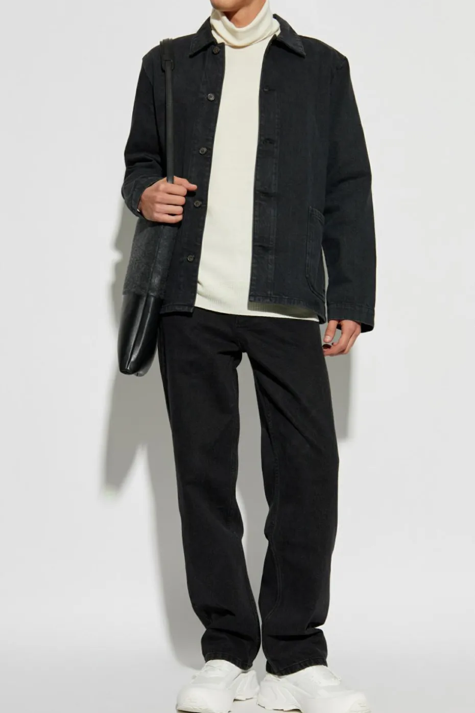 A.P.C. CZARNY Jeansy `Fairfax`