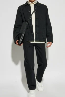 A.P.C. CZARNY Jeansy `Martin`