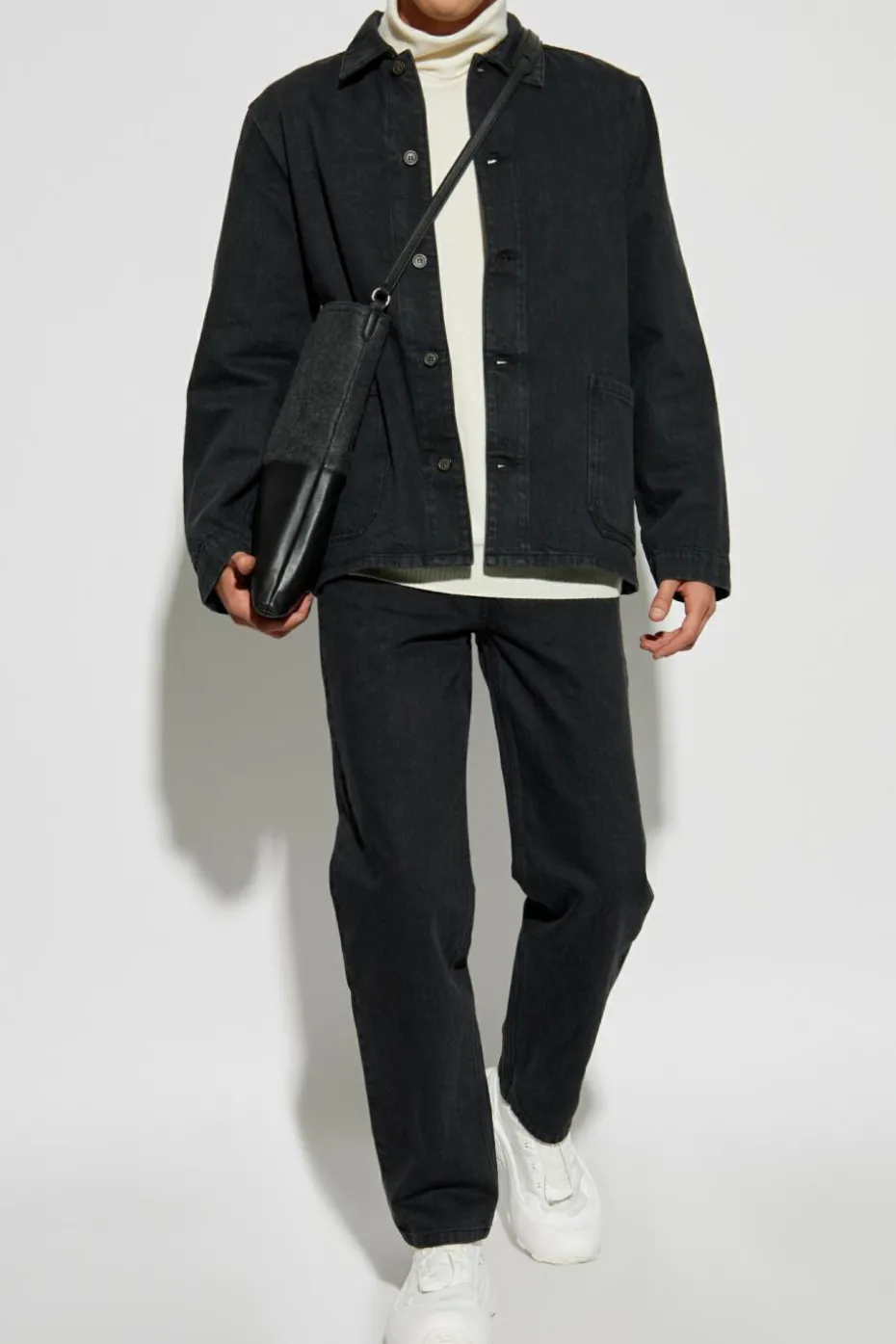 A.P.C. CZARNY Jeansy `Martin`