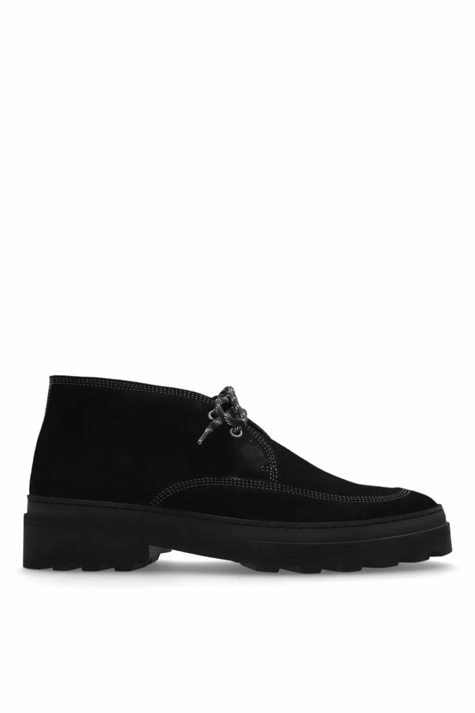 A.P.C. CZARNY Skórzane buty