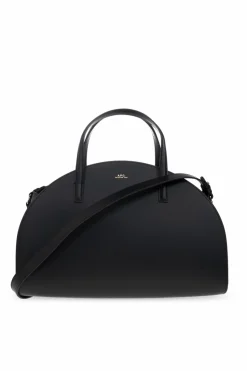 A.P.C. CZARNY Torba do ręki `Demi-Lune`