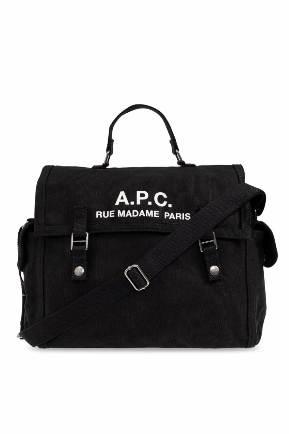 A.P.C. CZARNY Torba na ramię `Recuperation`