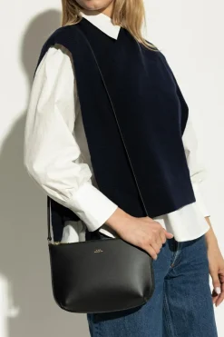 A.P.C. CZARNY Torba na ramię `Sarah`