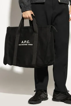 A.P.C. CZARNY Torba typu `shopper`