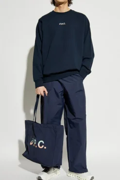 A.P.C. GRANATOWY APC x ASICS