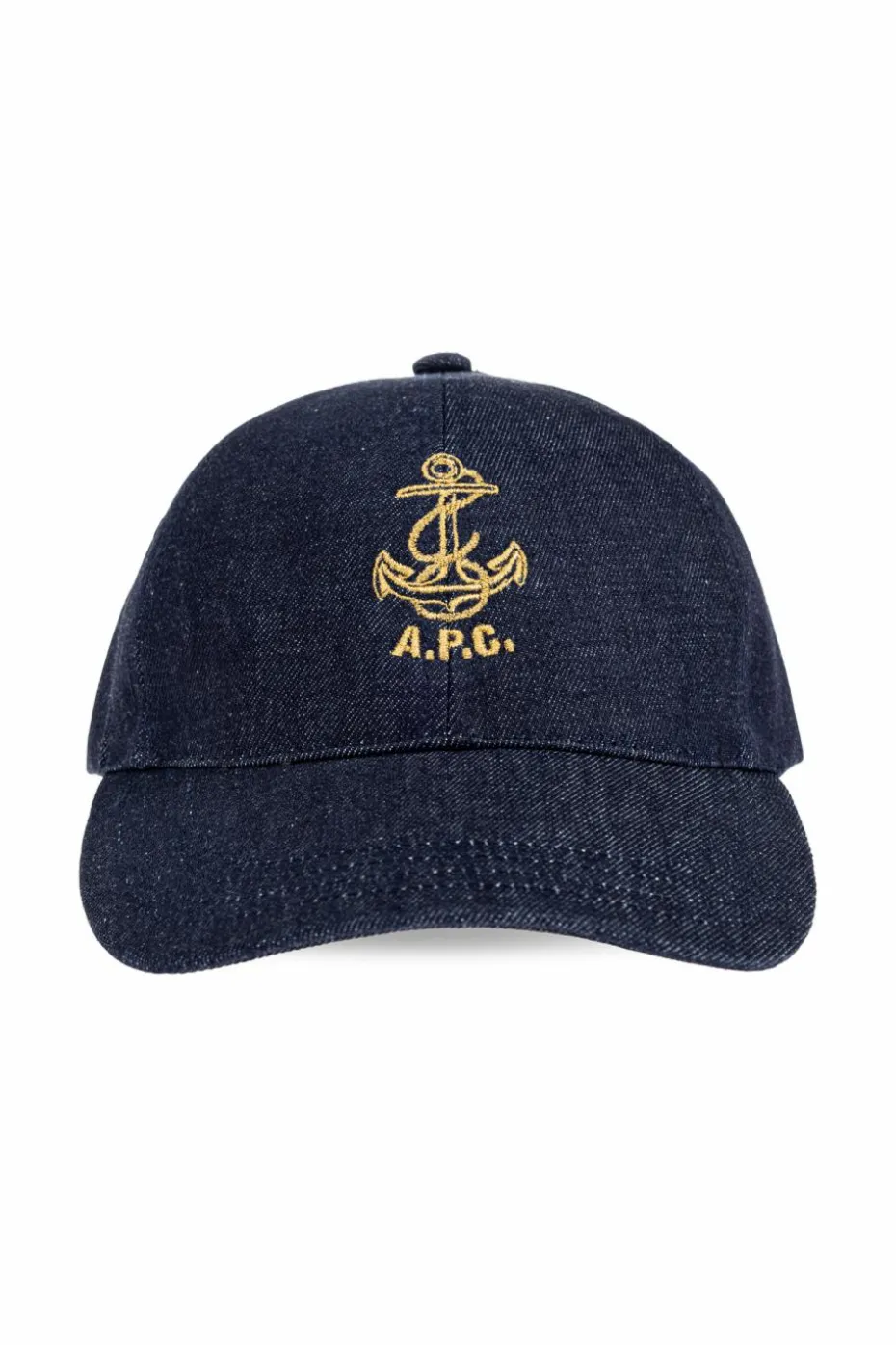 A.P.C. GRANATOWY Czapka z daszkiem