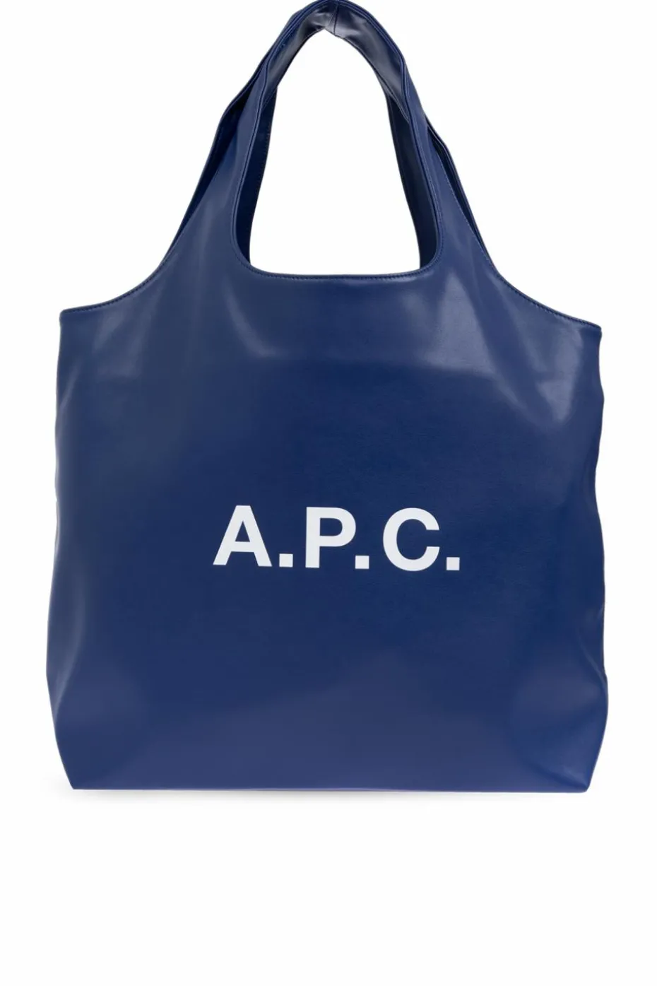 A.P.C. GRANATOWY Torba typu `shopper`