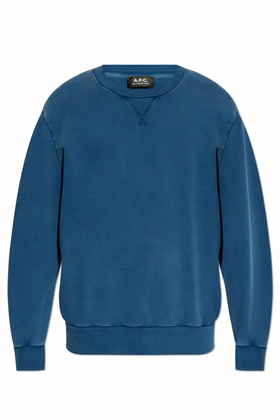A.P.C. NIEBIESKI Bluza `Label`