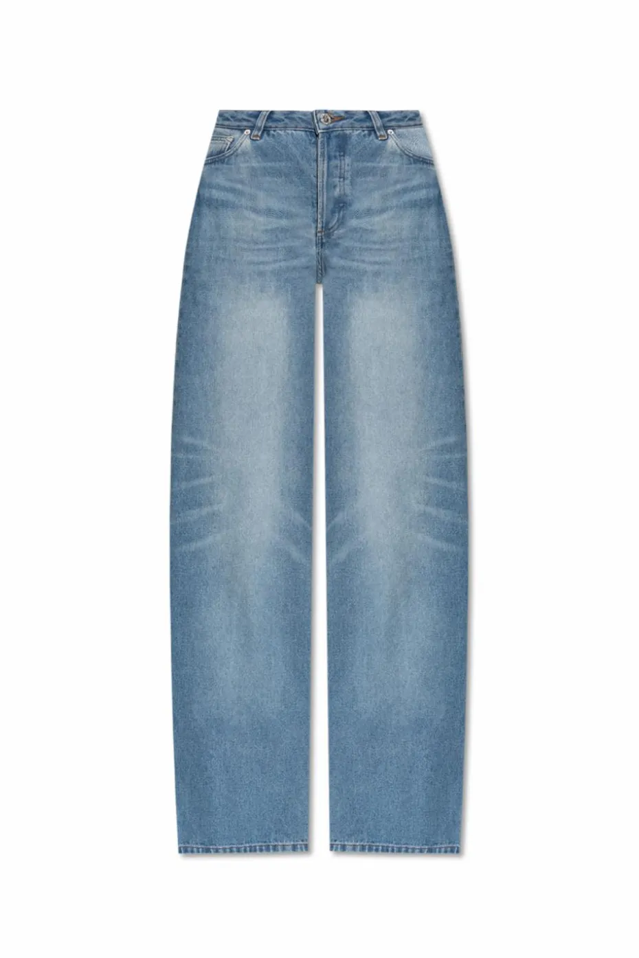 A.P.C. NIEBIESKI Jeansy `Elisabeth`