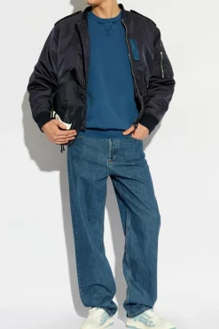 A.P.C. NIEBIESKI Jeansy `Fairfax`